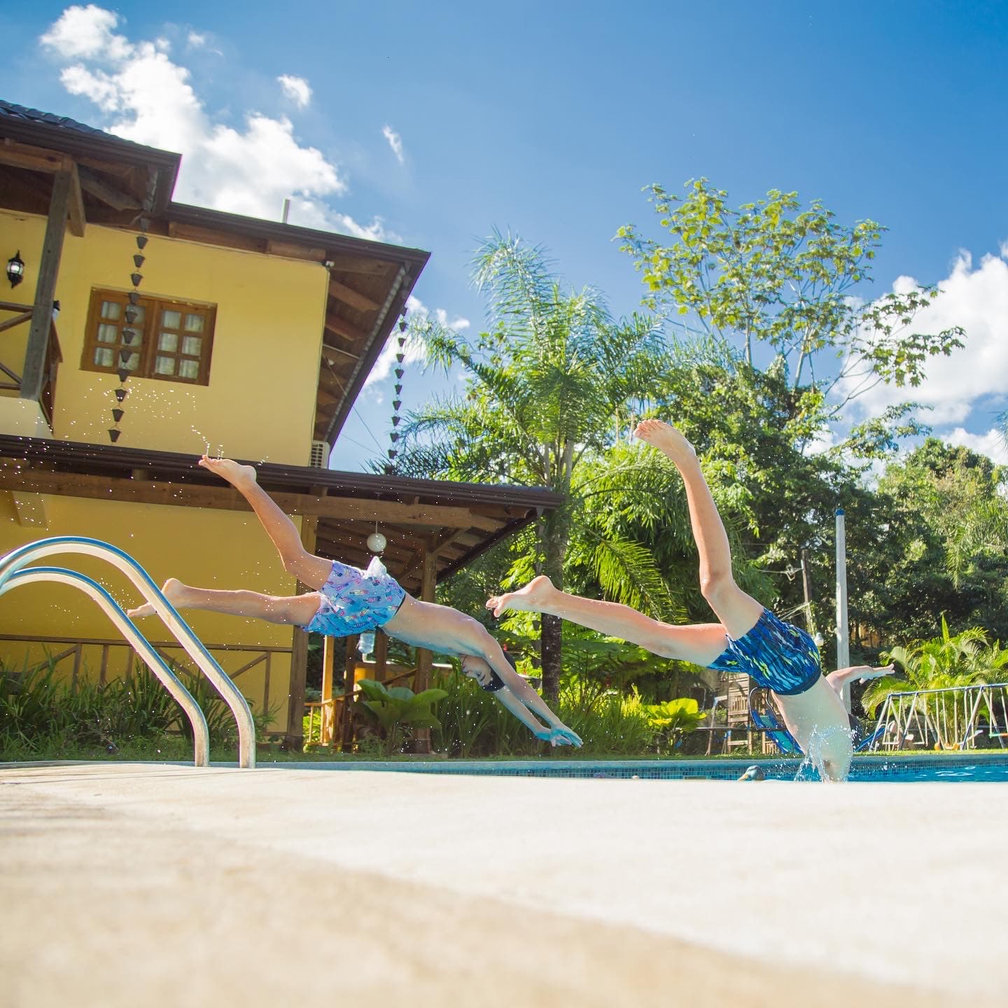 Espacio interior de la villa