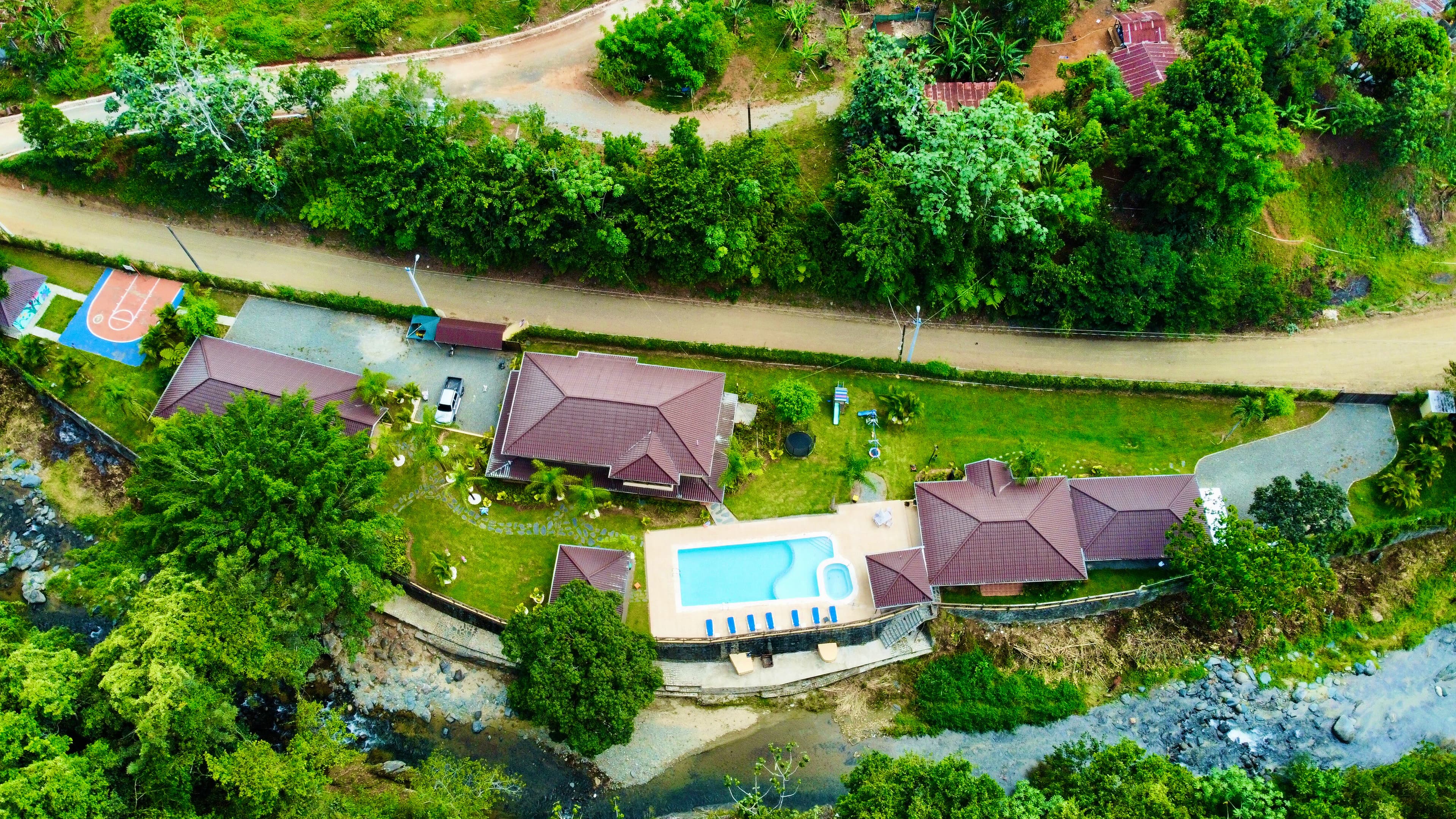 Vista aerea de AdelfaVillage - Villa de lujo en Bonao