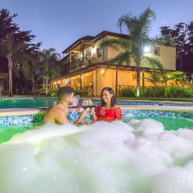 Vista panoramica de la villa